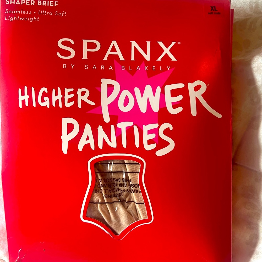 Spanx Higher Power Shaper panties size XL, worn and washed once.